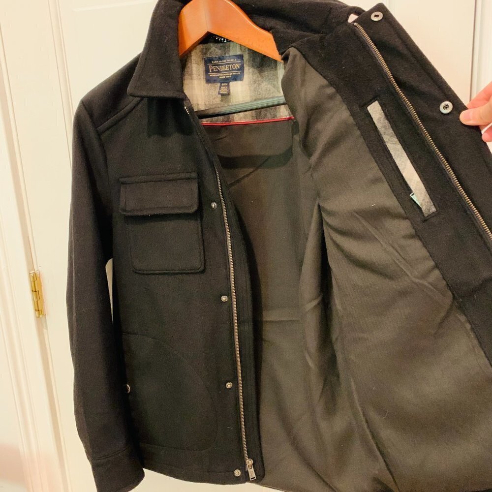 Men's Pendleton Wool Field Chore Jacket Coat Size Small - Picture 7 of 12